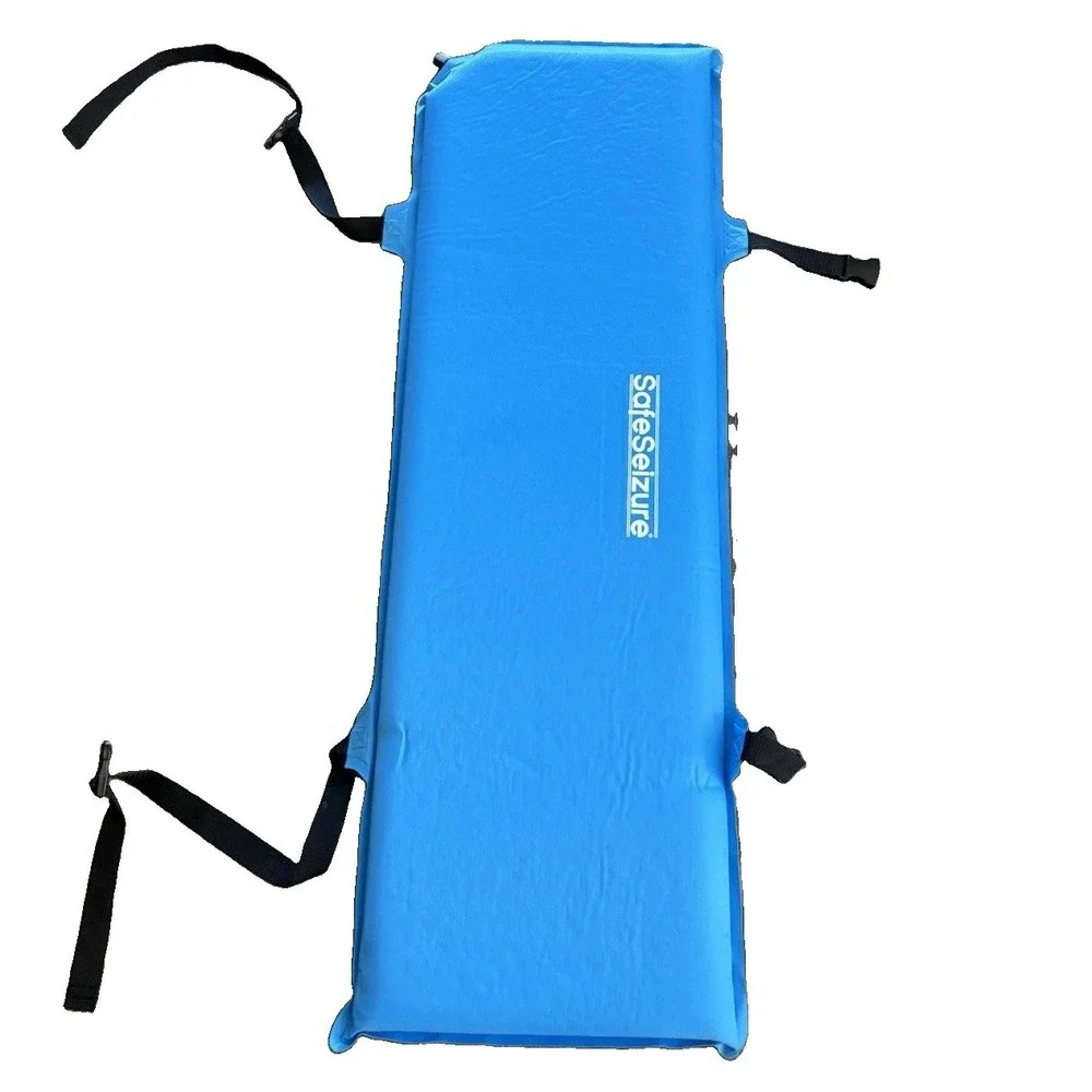 SafeSeizure Standard Hospital Bed Rail Pads Self Inflating w/ Straps PAIR (2)